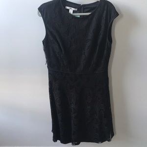 Black Wisp Lace Dress